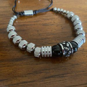 Trendy/Heavy Handmade Stainless Steel and Tiger Eye